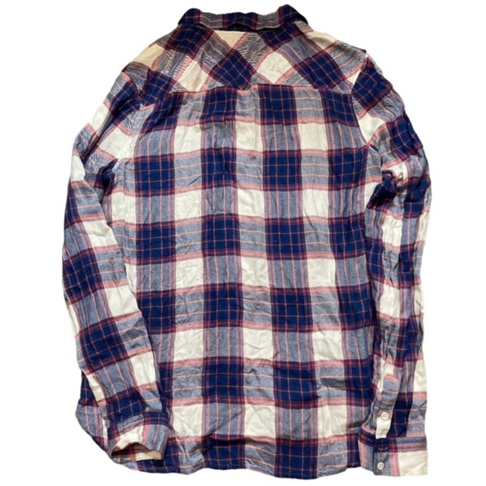Paige Multi Colored Plaid Button Down Shirt - Picture 5 of 6